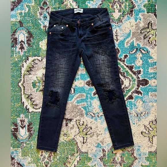 One Teaspoon low waist, short rise jeans, size 24 - Picture 1 of 6